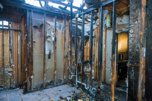 Professional Fire Damage Assessment technician working in Gilbertsville, PA